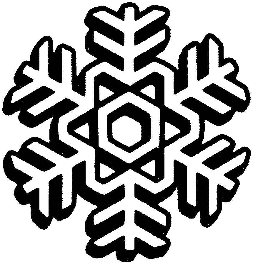 Coloring Snowflake. Category The contour snowflakes. Tags:  the contours of the snowflakes, snowflake, snow.