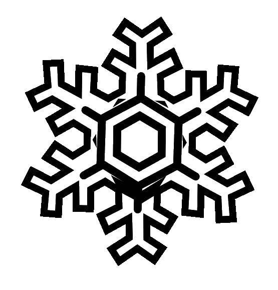 Название: Раскраска Снежинка. Категория: Контур снежинки. Теги: снег, снежинка, контур, контуры.