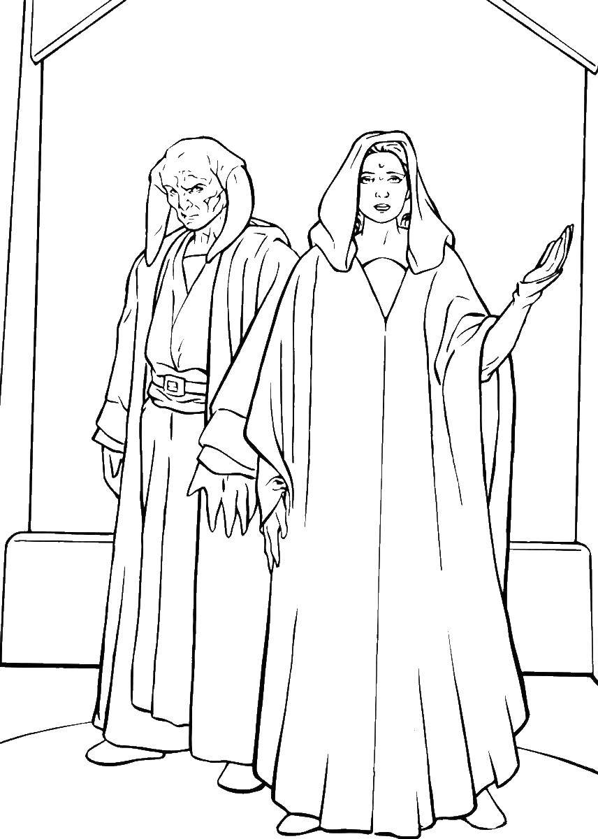 Coloring Characters from star wars . Category movie. Tags:  the film, Star wars .