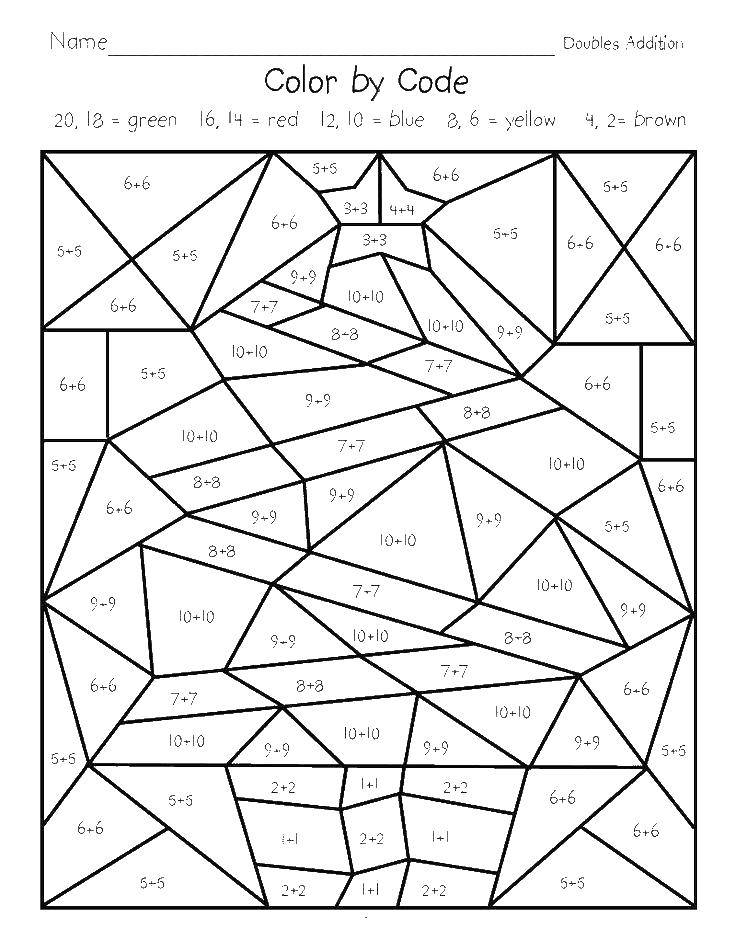 Coloring Math coloring code. Category mathematical coloring pages. Tags:  the mathematical coloring book.
