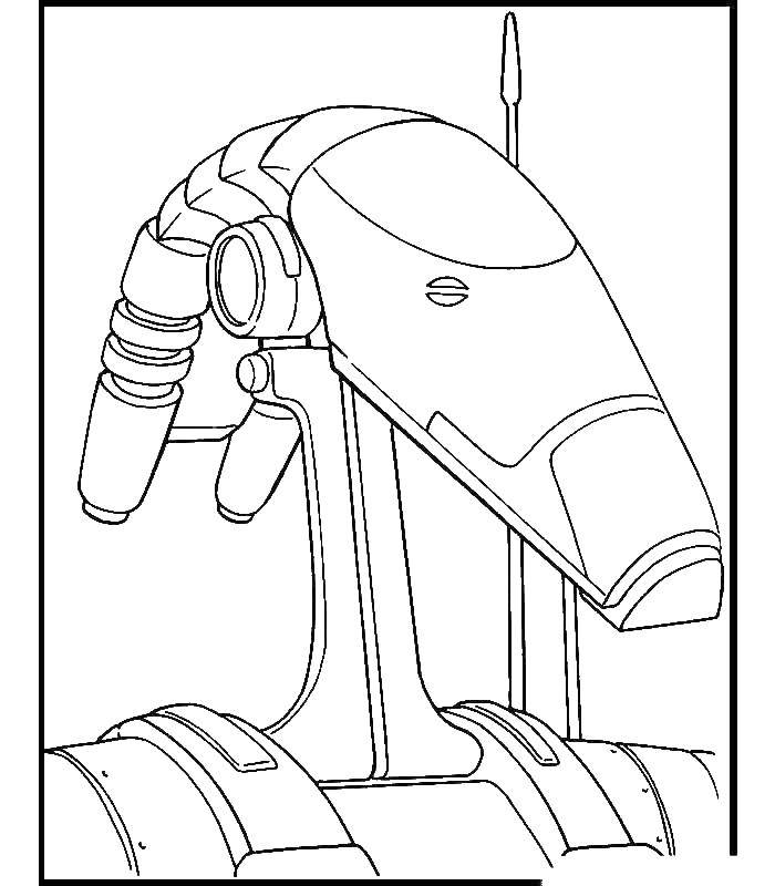 Coloring Alien robot. Category movie. Tags:  the film, alien, robot.