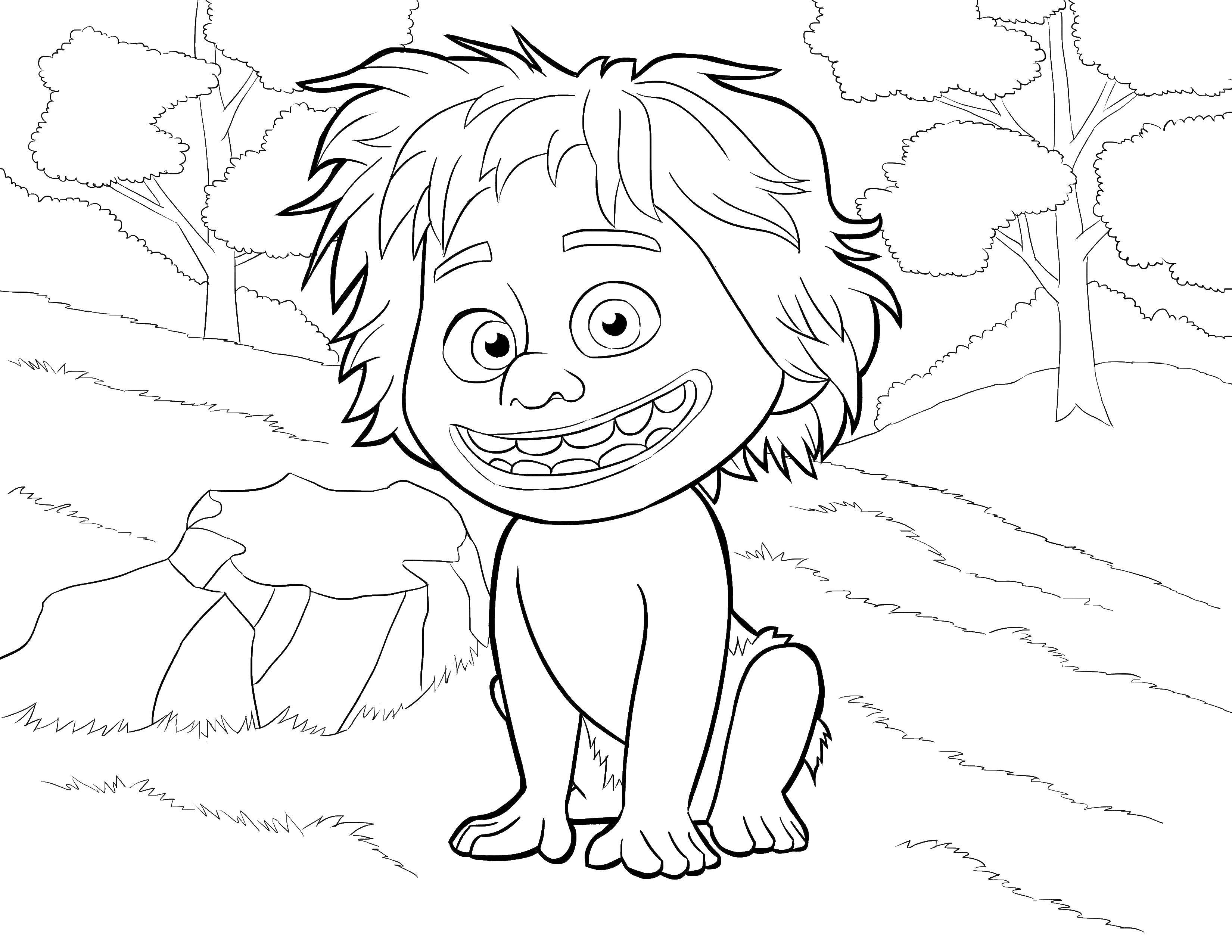 Coloring Buddy is a small cave boy. Category dinosaur. Tags:  Buddy , the cave boy.