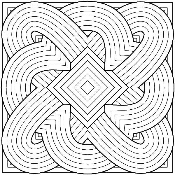 Coloring Ornament. Category puzzles , coloring pages. Tags:  ornament, mystery.