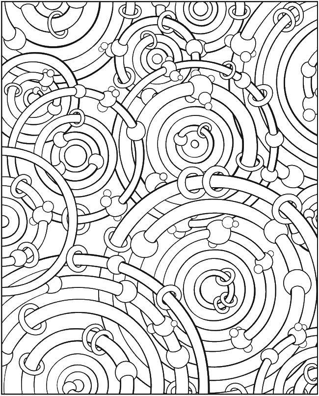 Coloring Rings. Category simple coloring. Tags:  rings, circles.