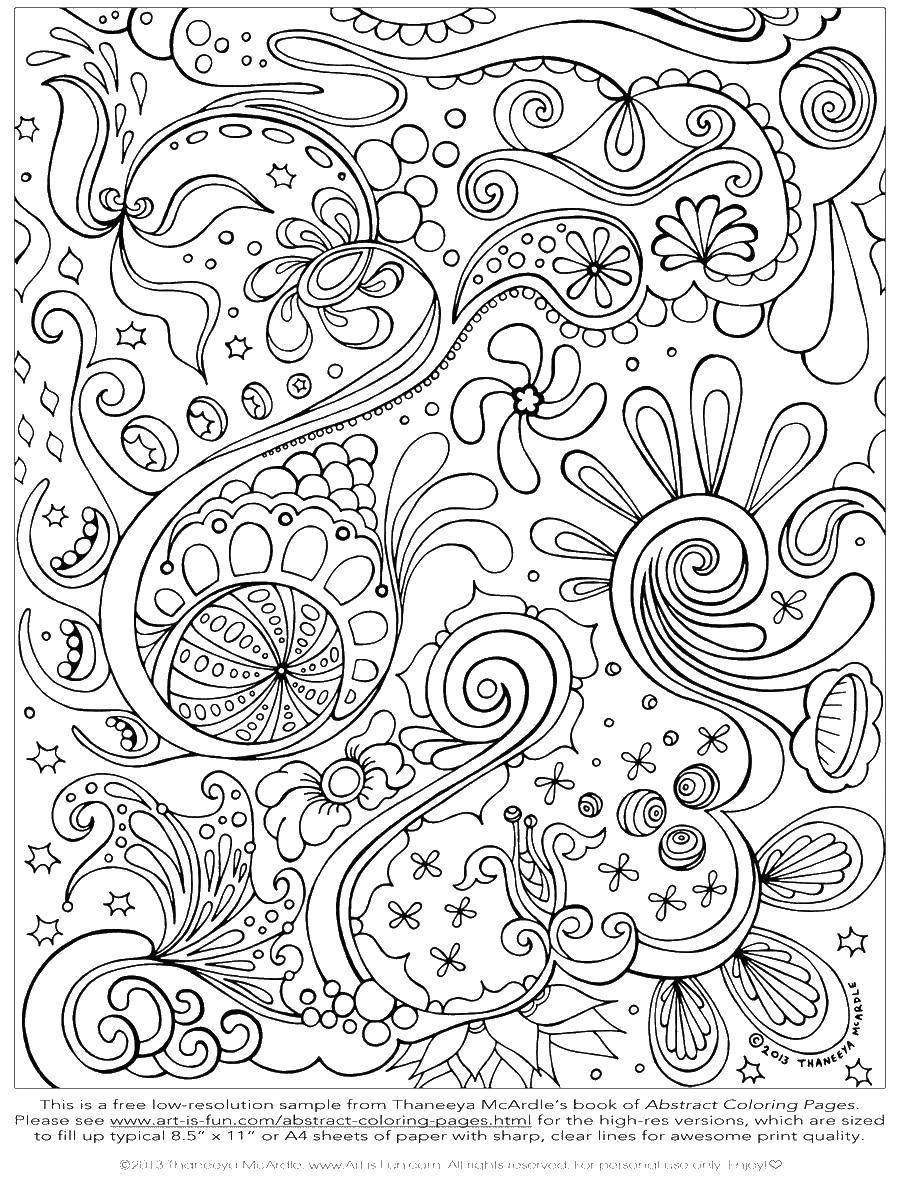 Coloring Cute pattern. Category Patterns with flowers. Tags:  Patterns, flower.