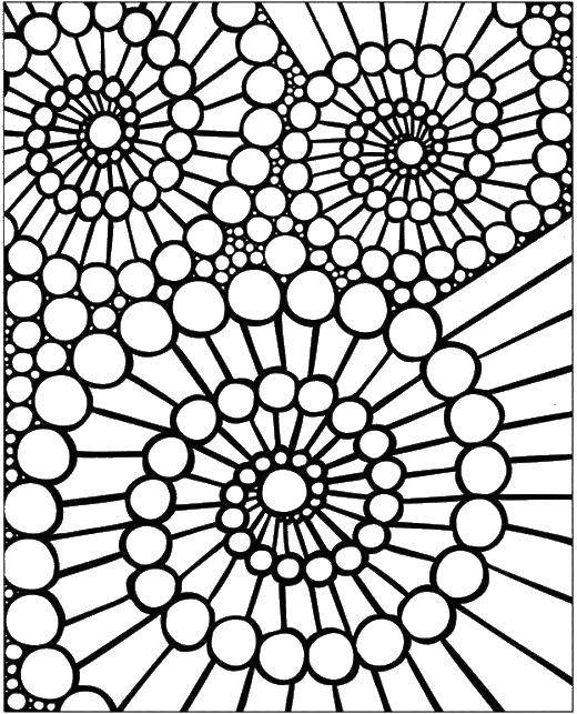 Coloring Twisted uzorchiki. Category Patterns. Tags:  Patterns, flower.