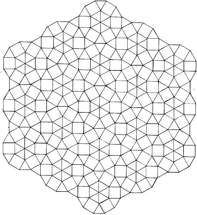 Coloring Geometric pattern. Category Patterns. Tags:  Patterns, geometric.