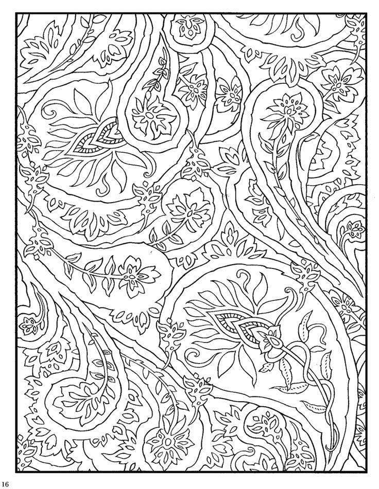 Coloring Folk pattern with flowers. Category Patterns. Tags:  Patterns, people.