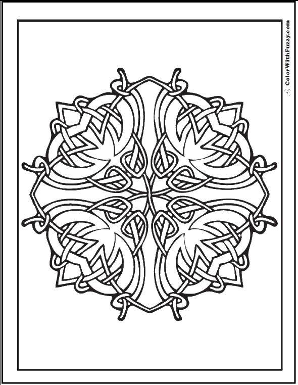 Coloring Patterns. Category patterns. Tags:  flowers, patterns, anti-stress, netting.