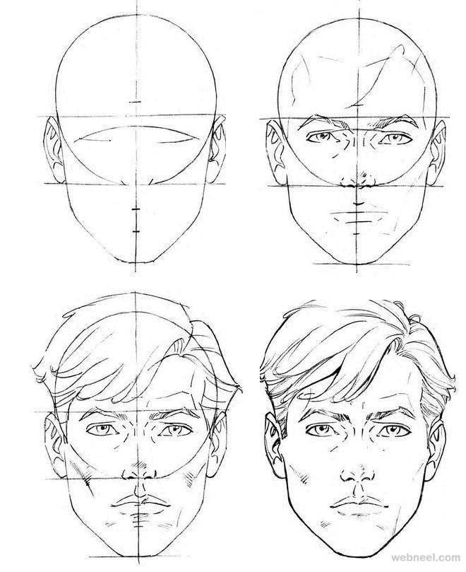 Coloring How to draw a man. Category how to draw step by step. Tags:  how to draw a man.
