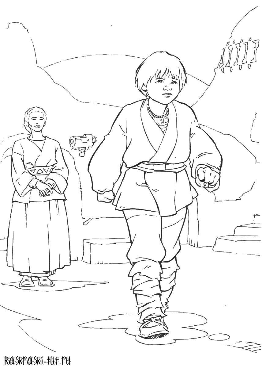 Coloring A frame from star wars. Category star wars . Tags:  star wars, movies.