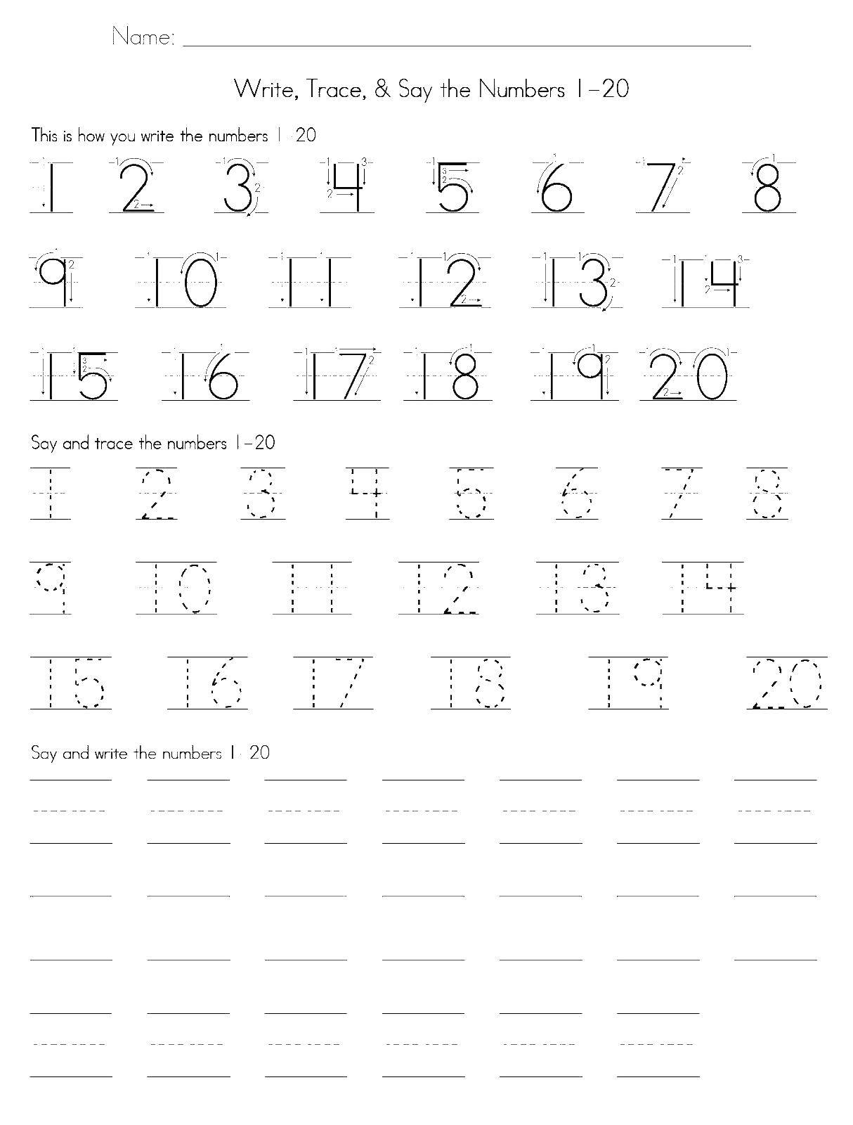 Coloring Learn how to write numbers. Category numbers. Tags:  numbers.