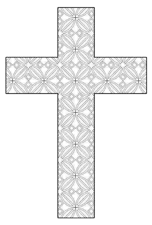 Coloring Cross. Category coloring pages cross. Tags:  cross, pattern, patterns.
