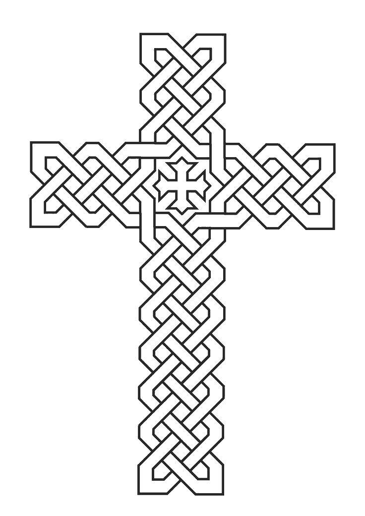 Coloring Patterns cross. Category coloring pages cross. Tags:  cross, patterns.