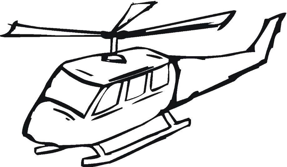 Coloring Helicopter. Category Helicopters. Tags:  a helicopter blade.