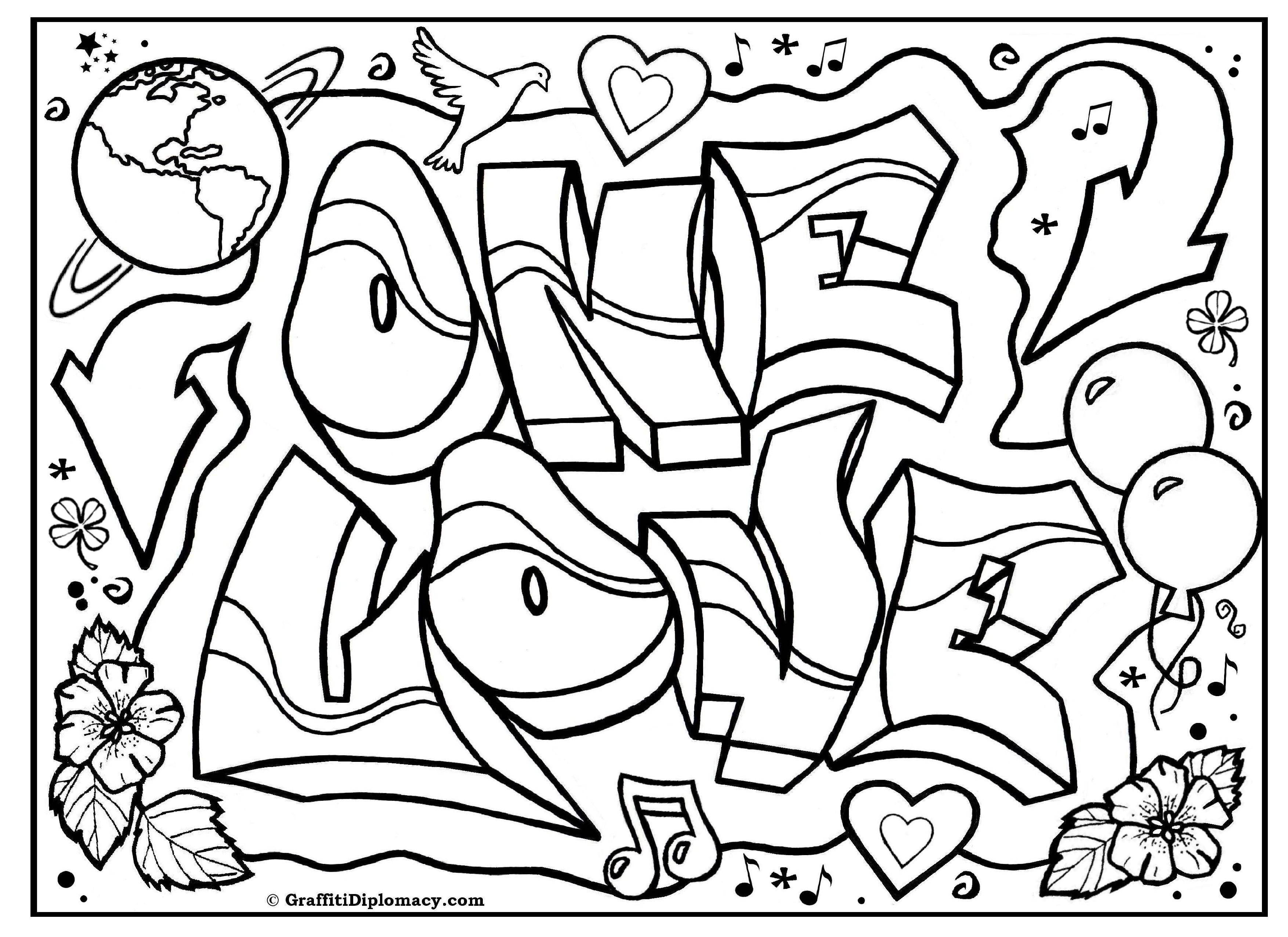 Coloring One love. Category coloring. Tags:  Labels, patterns.