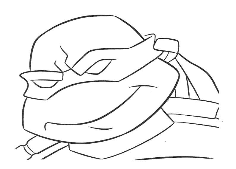 Coloring Cunning turtle. Category teenage mutant ninja turtles. Tags:  Comics, Teenage Mutant Ninja Turtles.