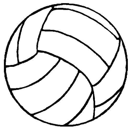 Название: Раскраска мяч для игры в волейбол. Категория: Спорт. Теги: спорт, мяч.