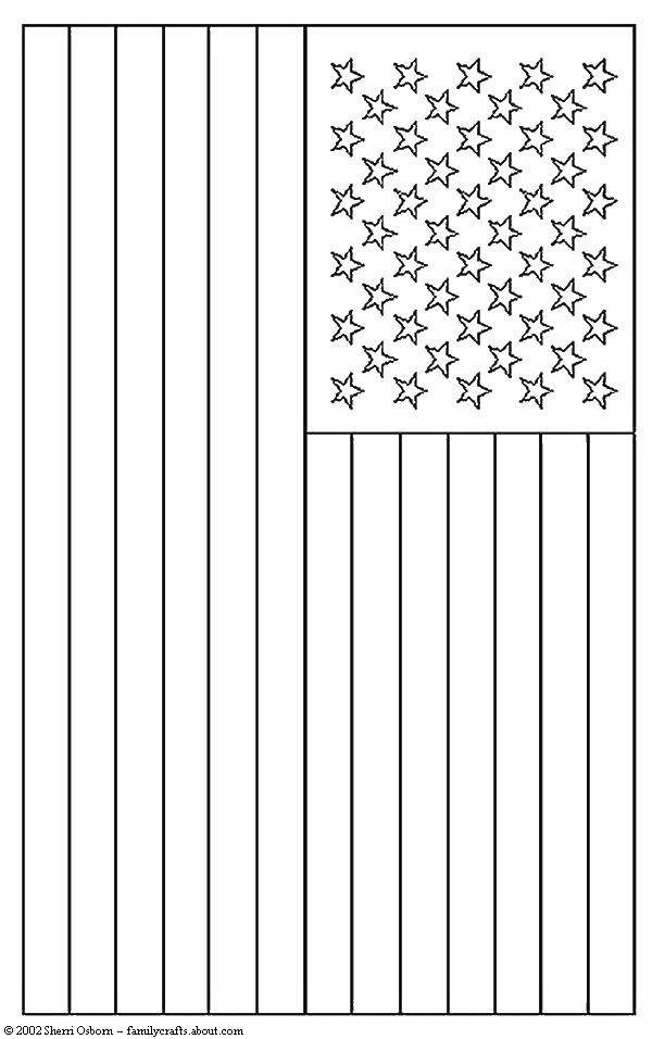 Coloring American flag. Category USA . Tags:  American, flag, .