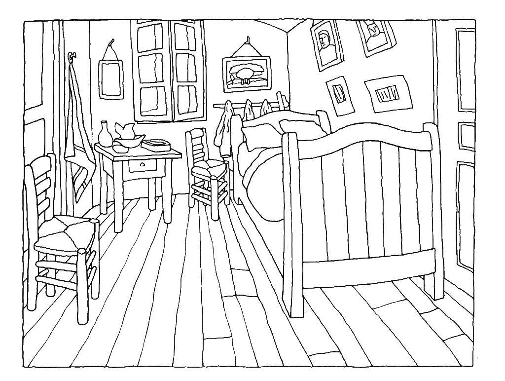 Coloring Room. Category Bedroom. Tags:  bedroom, bedroom.