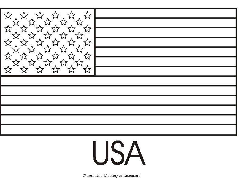 Coloring USA flag. Category USA . Tags:  flag, America, stars.