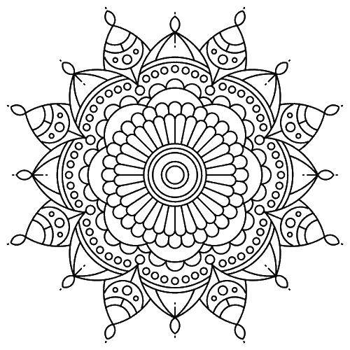 Coloring Flower patterns. Category flowers. Tags:  flower, patterns.