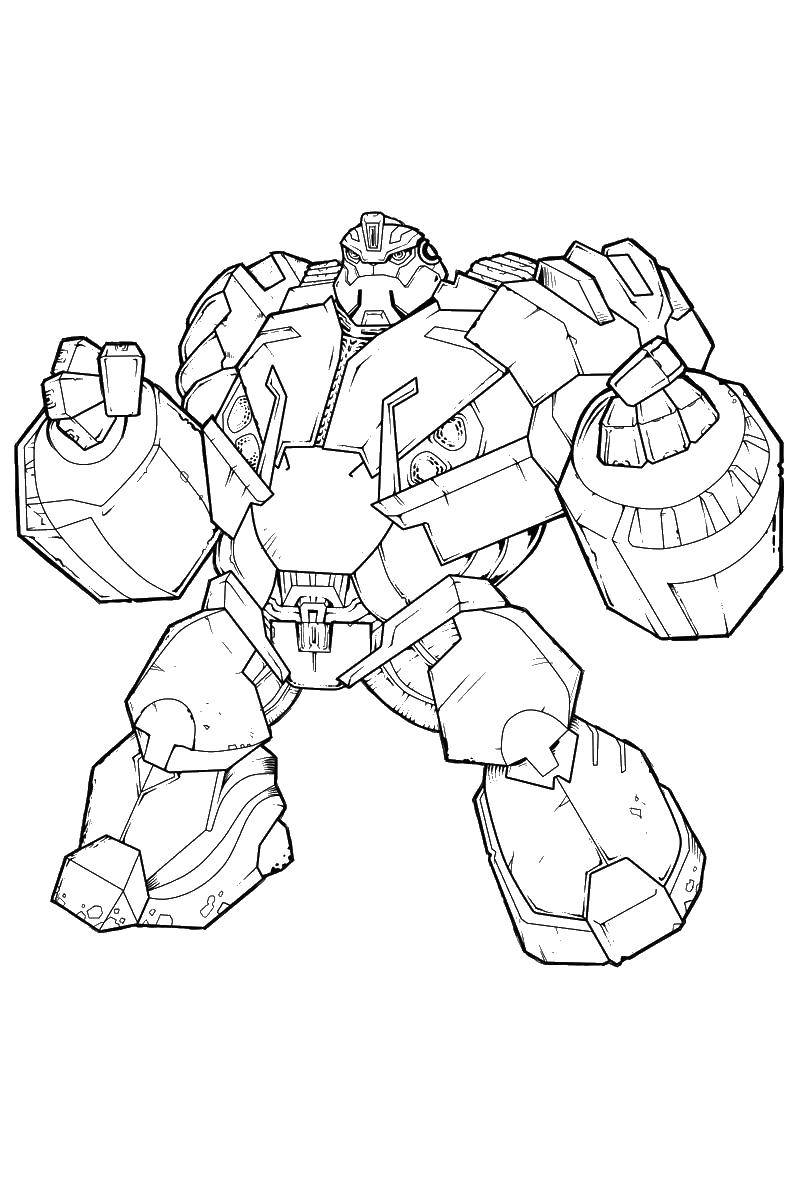 Coloring A large transformer. Category transformers. Tags:  transformers, Autobots.