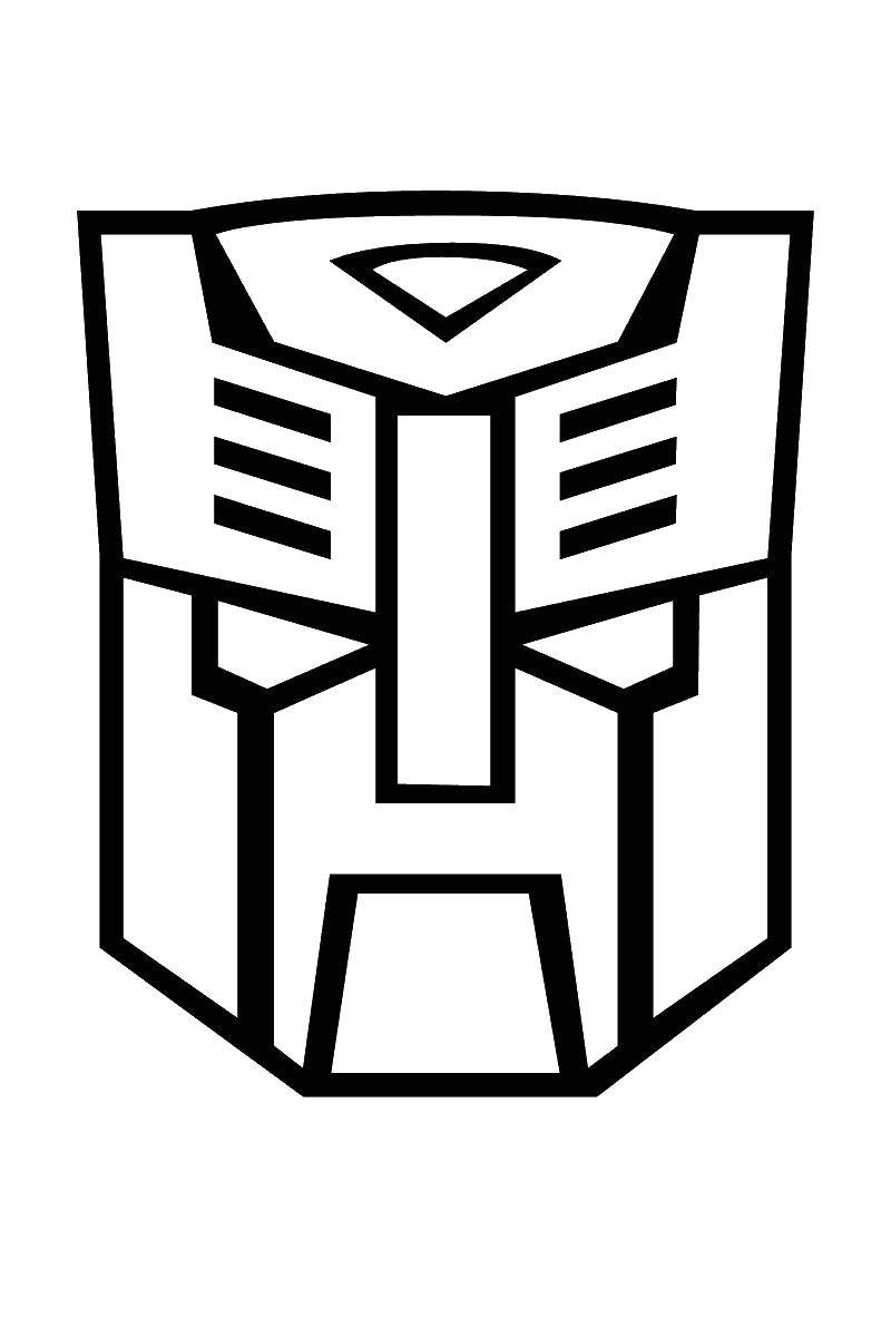 Coloring Sign of the Autobots. Category transformers. Tags:  Autobots , Decepticons.