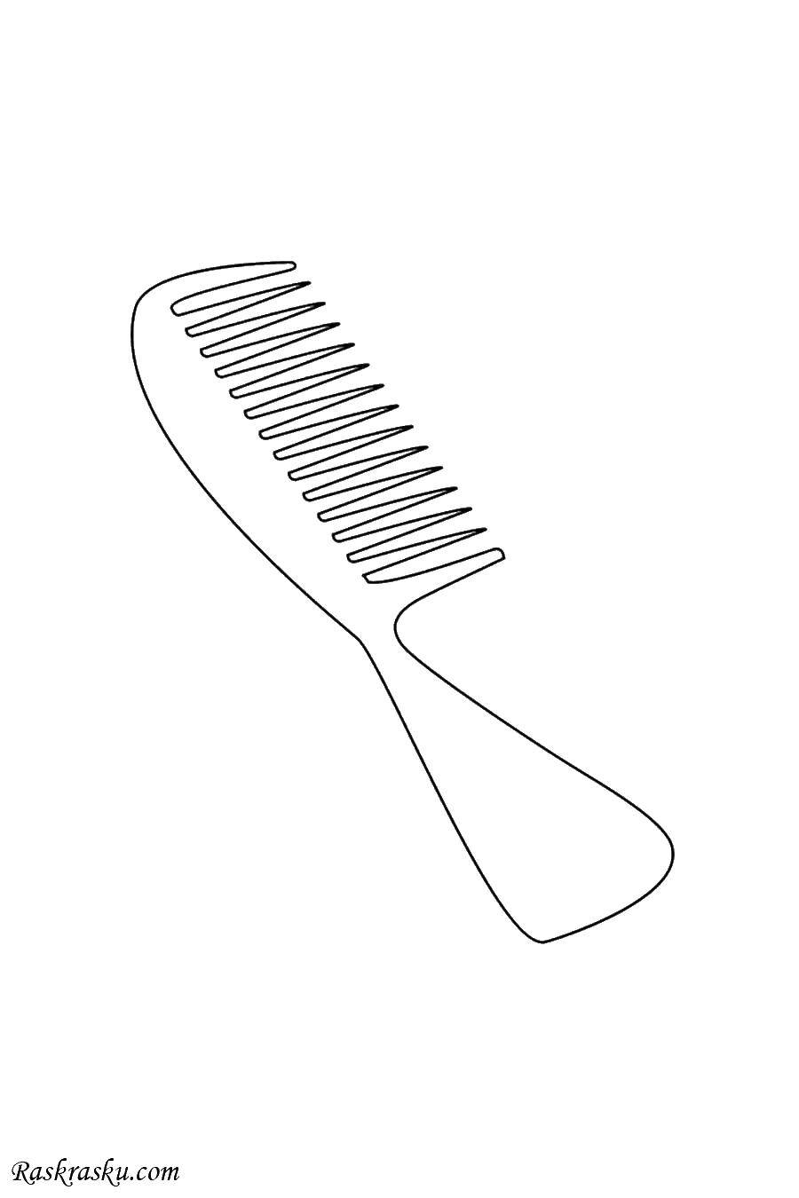 Coloring Comb. Category the objects. Tags:  comb, teeth.