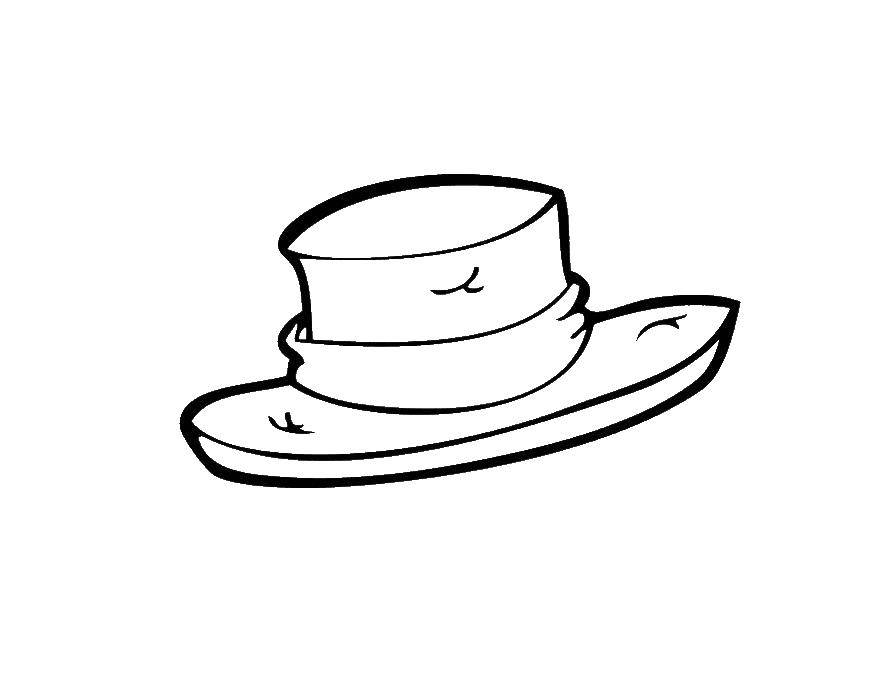 Coloring Hat. Category clothing. Tags:  Hat, clothes.