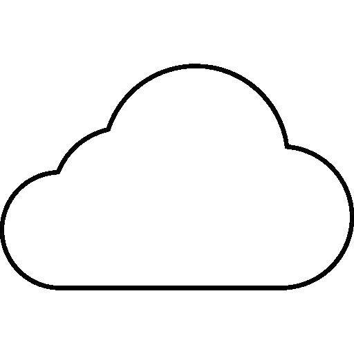 Название: Раскраска Контур облачка. Категория: Контуры тучки для вырезания. Теги: контур, облако.