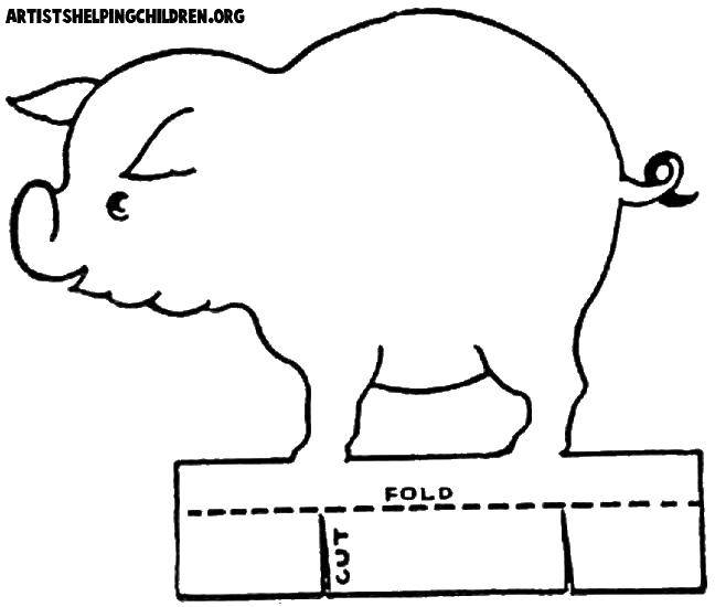 Coloring Pig. Category The outline of a pig to cut. Tags:  animals, pigs, piglets.