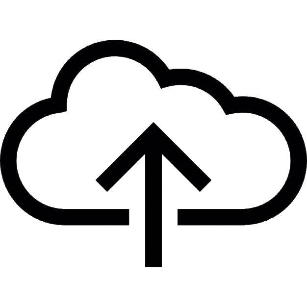Coloring The outline of the cloud and arrow. Category The contours of the clouds to cut. Tags:  circuit, cloud, arrow.