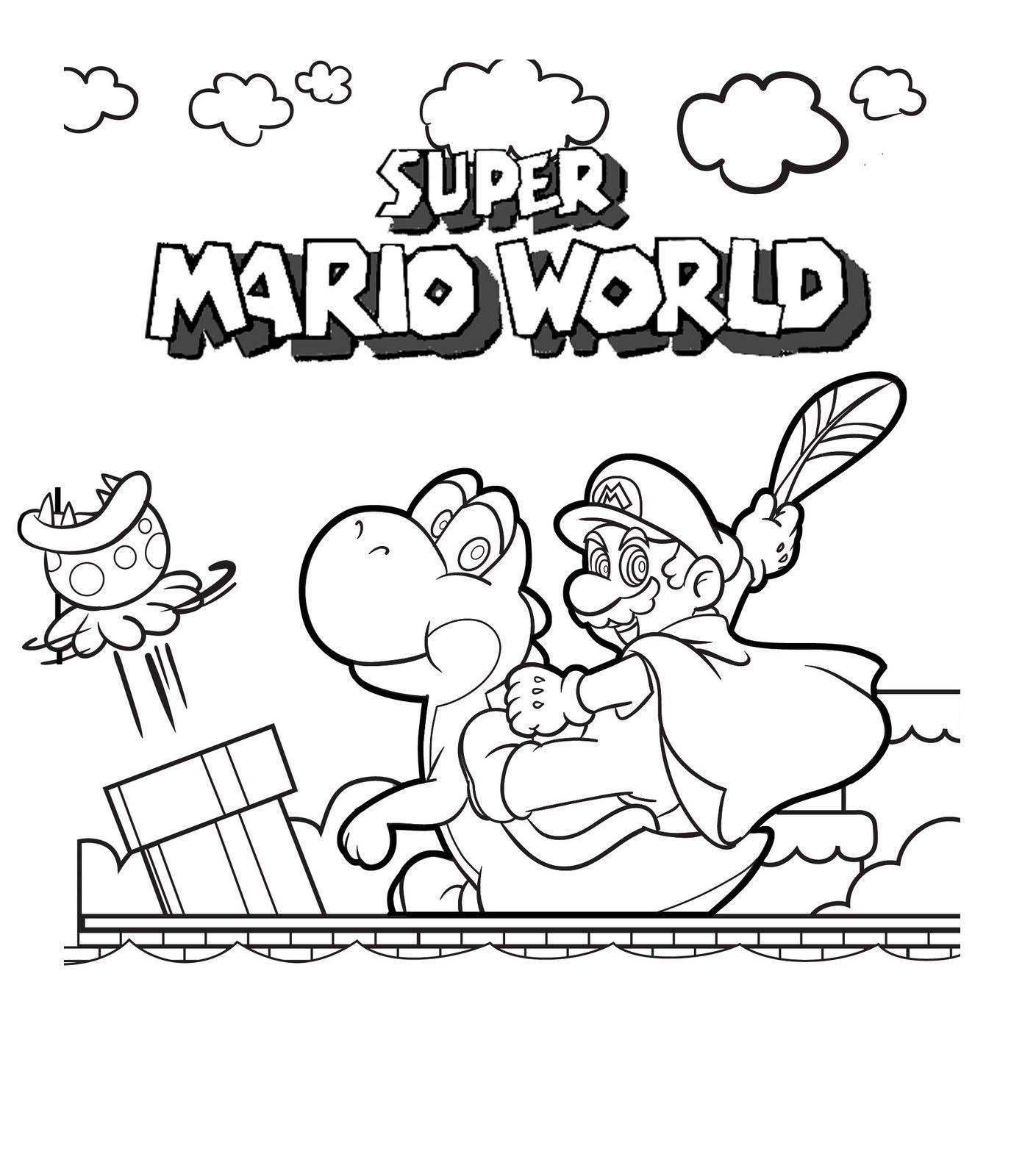 Coloring Super Mario. Category games. Tags:  games, super Mario.