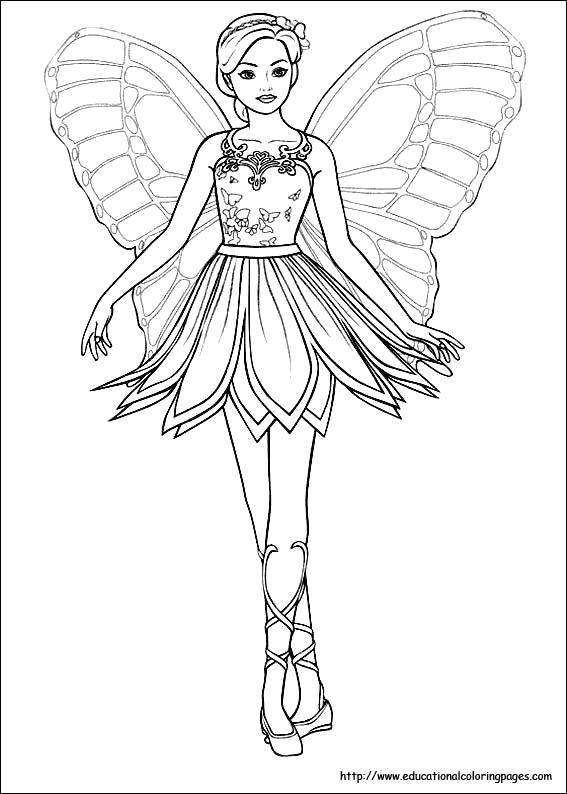 Coloring Beautiful forest fairy. Category Fantasy. Tags:  Fairy, forest, fairy tale.