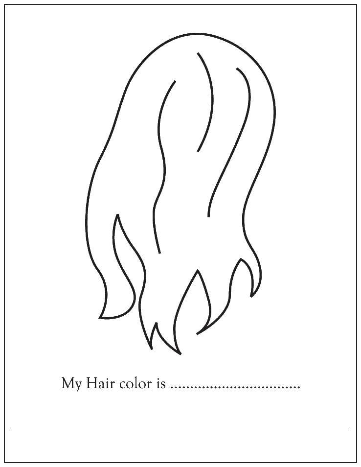 Название: Раскраска Какой цвет волос?. Категория: Прически. Теги: Прически.